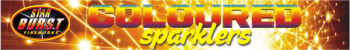 Coloured Sparklers 10 Inch